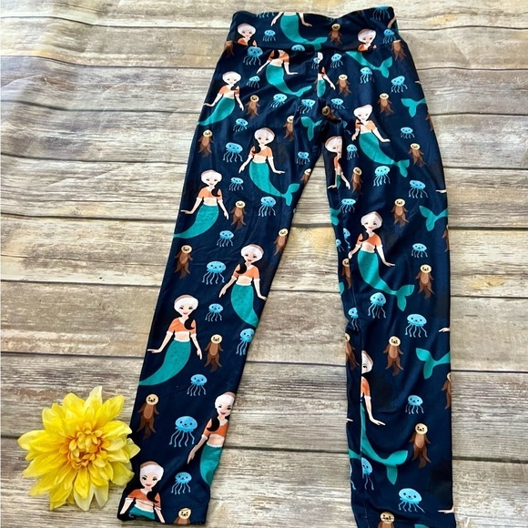 MERMAID HOLIDAY LEGGINGS - Picture 1 of 4